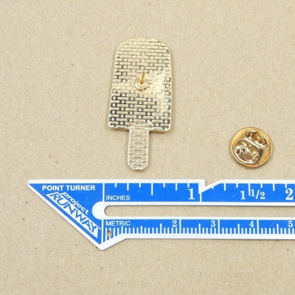 FREE ADD ON WITH PURCHASE Rainbow Pride Popsicle LGBTQ Enamel Brooch Pin - Picture 3 of 4